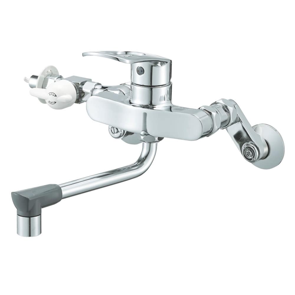 シングル分岐混合栓　食器洗い機に分岐　湯、水の分岐可能　寒冷地用　Ｋ１７１１１ＥＤＫ－１３