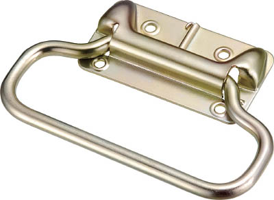 ＴＲＵＳＣＯ　スプリング付トランク取手　スチール　三価クロムめっき　１３５ｍｍ＿