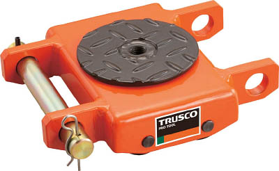 ＴＲＵＳＣＯ　オレンジローラー　ウレタン車輪付　低床型　３ＴＯＮ＿