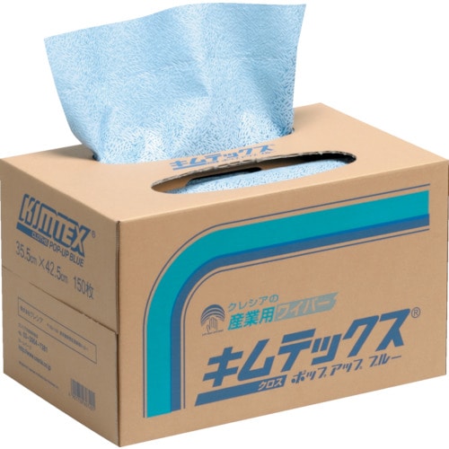 クレシア　キムテックス　ポップアップブルー　１５０枚×４／１Ｃｓ（箱）＝６００枚＿