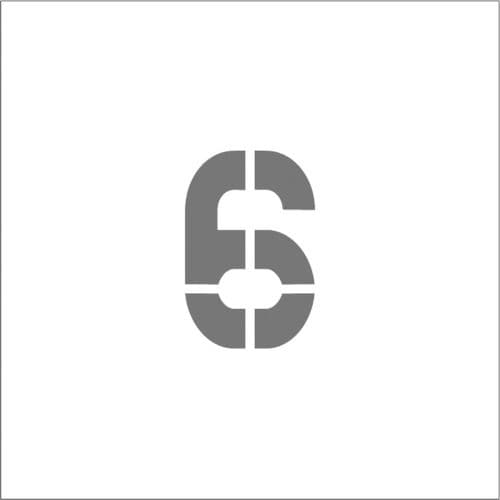 IM ステンシル マグネット 6 文字サイズ150×95mm_