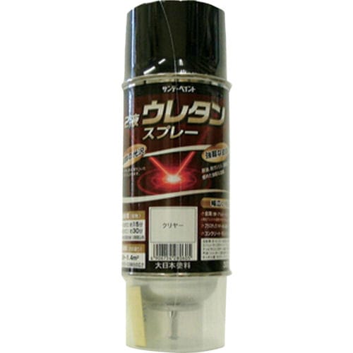 サンデーペイント 2液ウレタンスプレー 320mL つや消し黒_