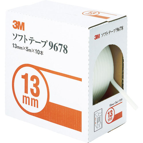 3M ソフトテープ 9678 13mm径×5m (10巻入)_