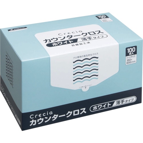 クレシア カウンタークロス 薄手タイプ ホワイト_