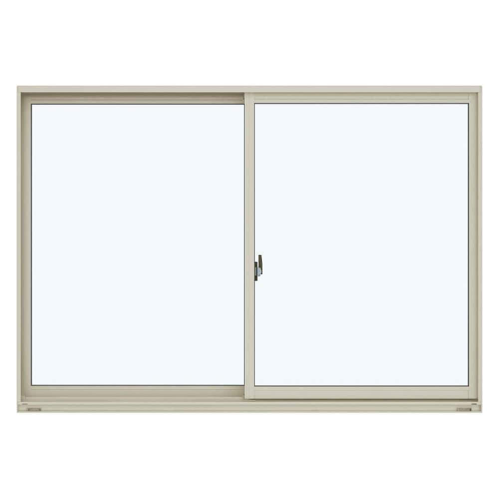 引違い窓　エピソードⅡ　ＮＥＯ　Ｗ780×970ｍｍ　ガラス：型　外色：プラチナステン　内色：ホワイト