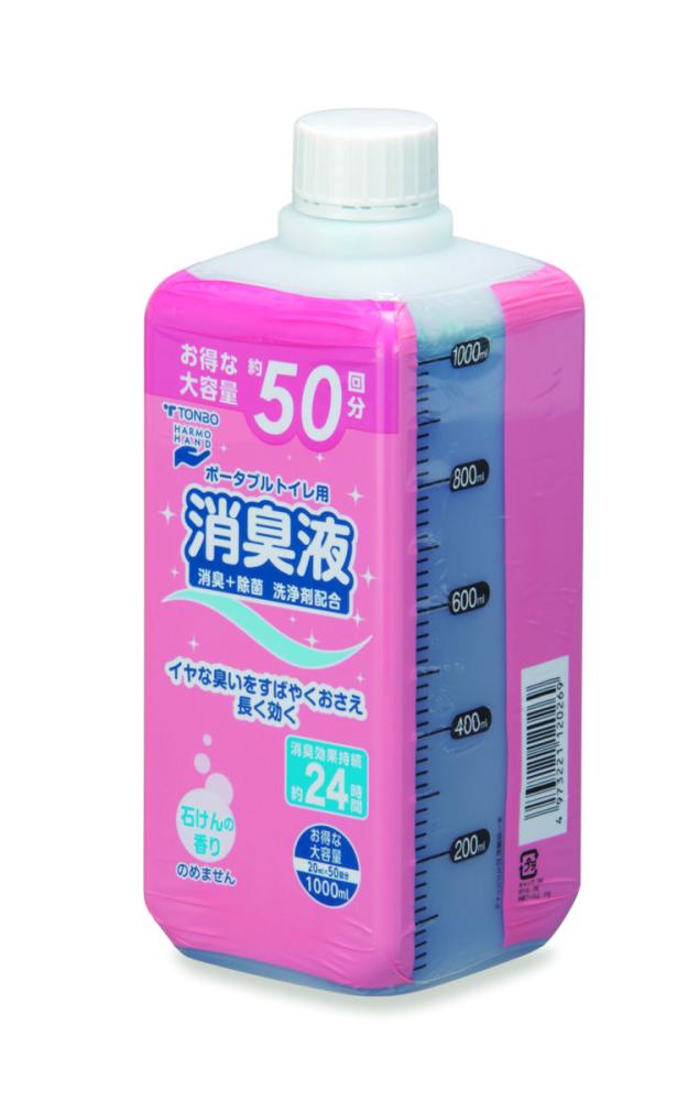 ポータブルトイレ用消臭液　１０００ｍＬ