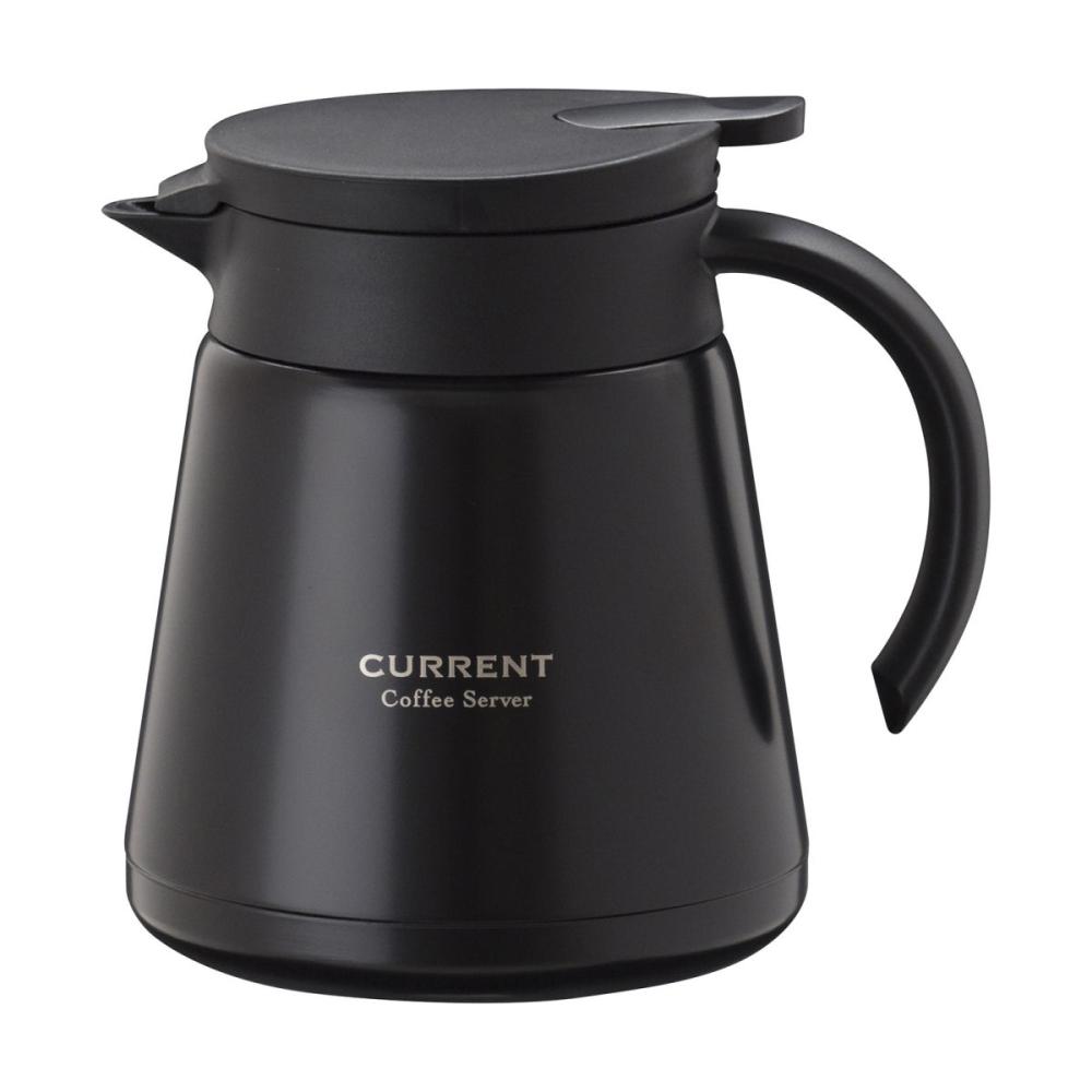 カレント保温が出来るコーヒーサーバー　８００ｍｌ　ブラック