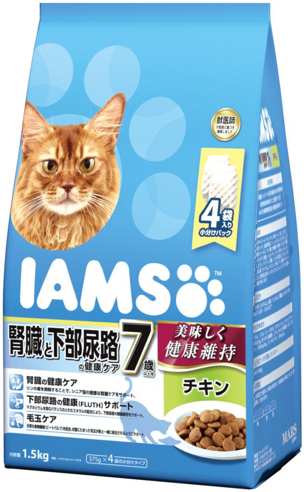 アイムス 7歳以上用 腎臓と下部尿路の健康ケア チキン 1 5kgの通販 ホームセンター コメリドットコム