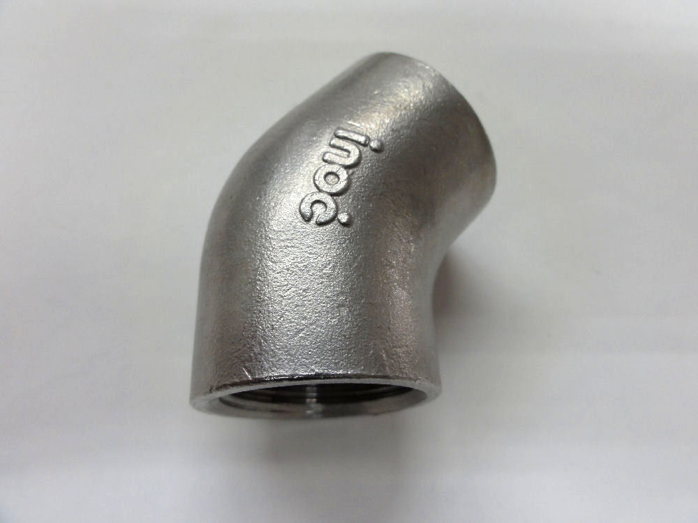 ステンレス継手４５度エルボ１５Ａ（１／２Ｂ）