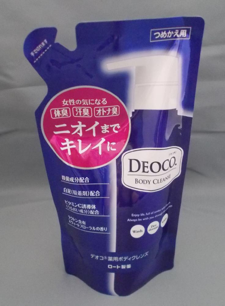 ロート　デオコ薬用ボディクレンズ　ボディソープ　詰替　２５０ｍＬ