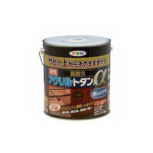 高耐久アクリルトタン用アルファ 3kg こげ茶
