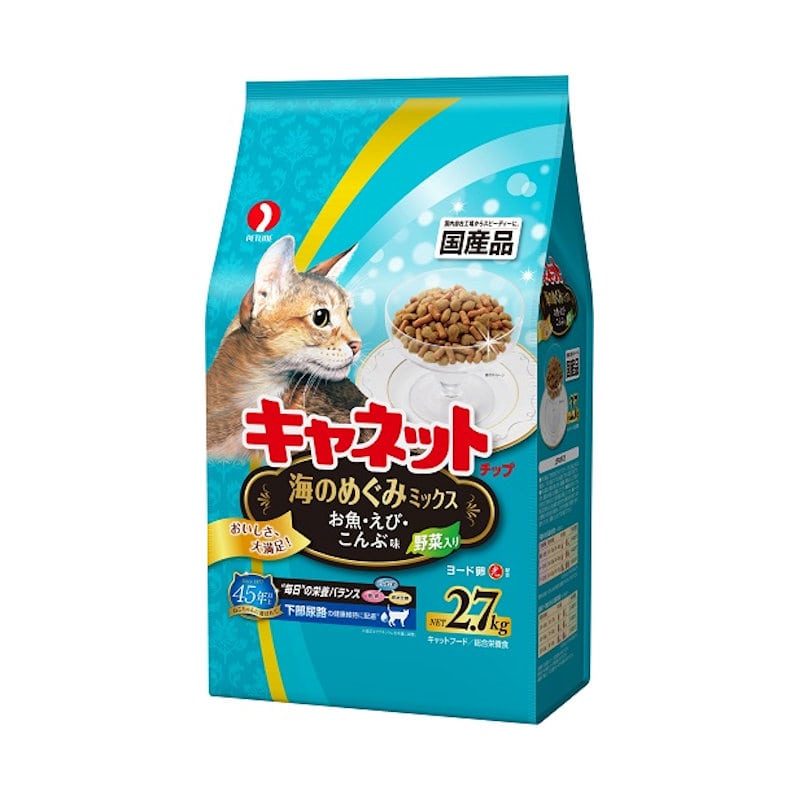 ペットライン キャネットチップ 海のめぐみミックス 2.7kg