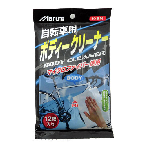 マルニ 自転車用ウェットクロス ボディクリーナー 12枚入り 32801