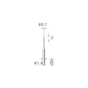 ナカニシ 電着ダイヤモンドバー (1Pk(袋)=5本入)_