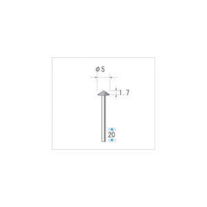 ナカニシ　電着ダイヤモンドバー　（１Ｐｋ（袋）＝５本入）＿