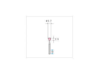 ナカニシ　ミニチュア軸付砥石　ＷＡ　（１Ｐｋ（袋）＝１０本入）＿