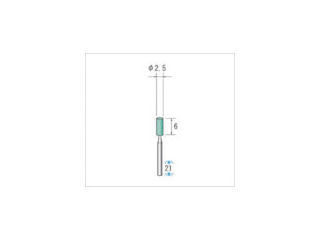 ナカニシ　ミニチュア軸付砥石　ＧＣ　（１Ｐｋ（袋）＝１０本入）＿