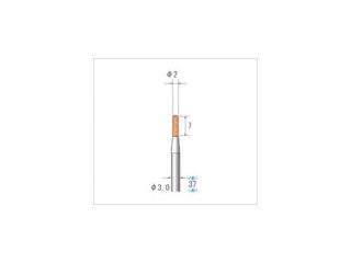 ナカニシ　軸付砥石　（１Ｐｋ（袋）＝１０本入）＿