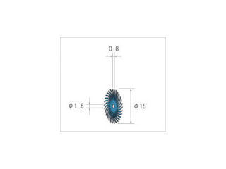 ナカニシ　フェザーゴム砥石　（１Ｐｋ（袋）＝１０本入）＿