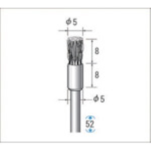 ナカニシ　ワイヤーブラシステンレス　（１Ｐｋ（袋）＝１０本入）＿