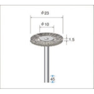 ナカニシ　耐熱ナイロンブラシ　（１Ｐｋ（袋）＝５本入）＿