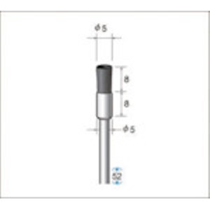ナカニシ　静電防止ナイロンブラシ　（１Ｐｋ（袋）＝５本入）＿