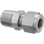 フジトク　ＳＵＳ３１６製ハーフユニオン　ファイ８×１／４Ｂ　ステンレス管用Ｗフェルールフィッティン＿