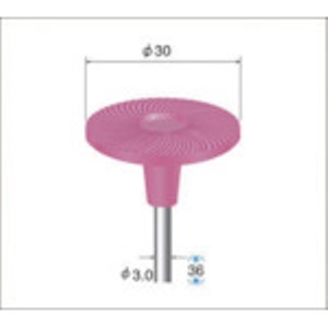 ナカニシ　軸付ゴム砥石ディスク　（１Ｐｋ（袋）＝５本入）＿