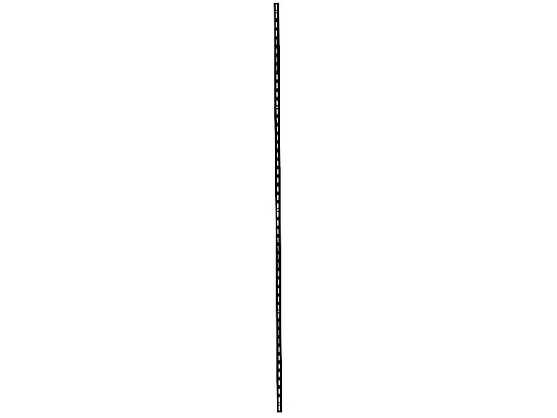 １×４ピラシェル支柱　ＷＰＳ００４　１２００ｍｍ　黒