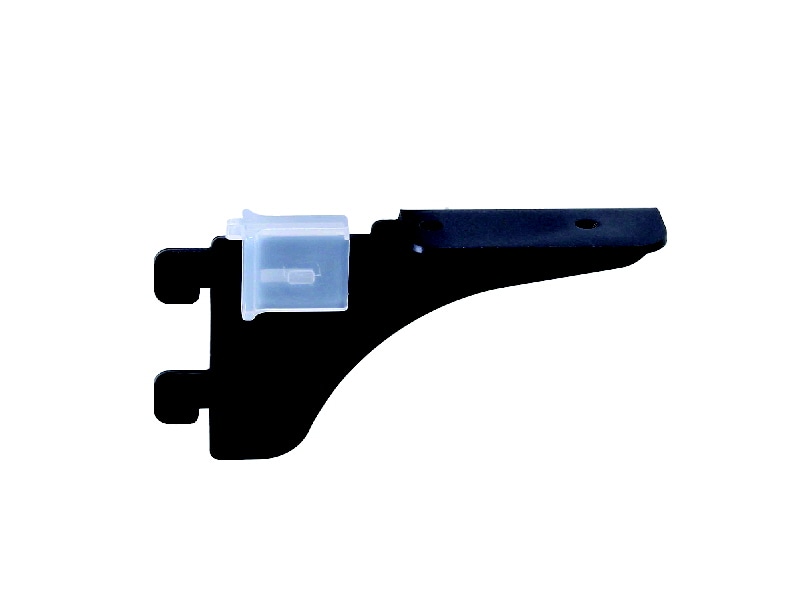 １×４ピラシェル棚受　ＷＰＳ００５　１枚用右　８４ｍｍ　黒