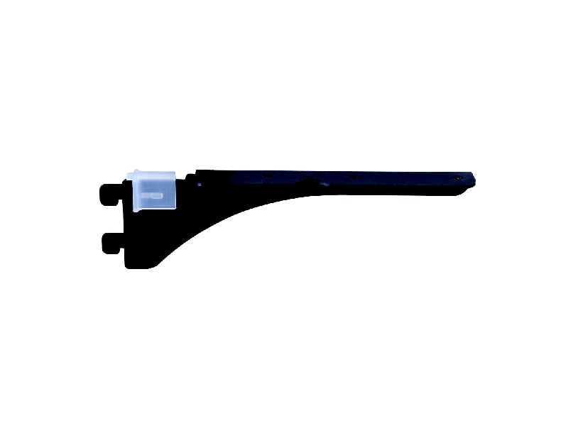 １×４ピラシェル棚受　ＷＰＳ００７　２枚用右　１６７ｍｍ　黒