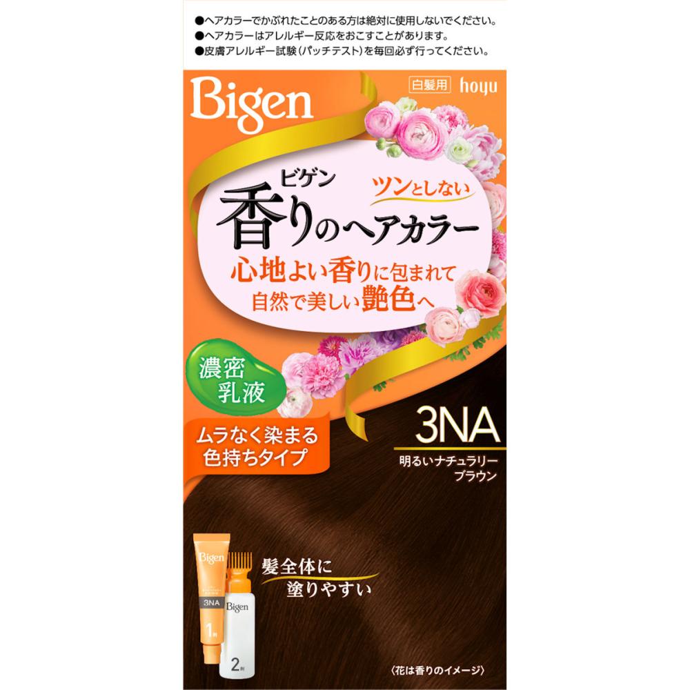 ホーユー　ビゲン　香りのヘアカラー　乳液　３ＮＡ明るいナチュラリーブラウン