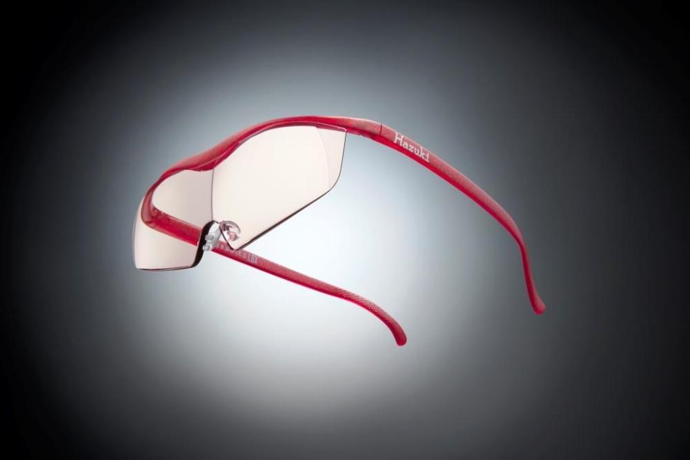 ハズキルーペ　ラージ　カラー　１．３２倍　ルビー