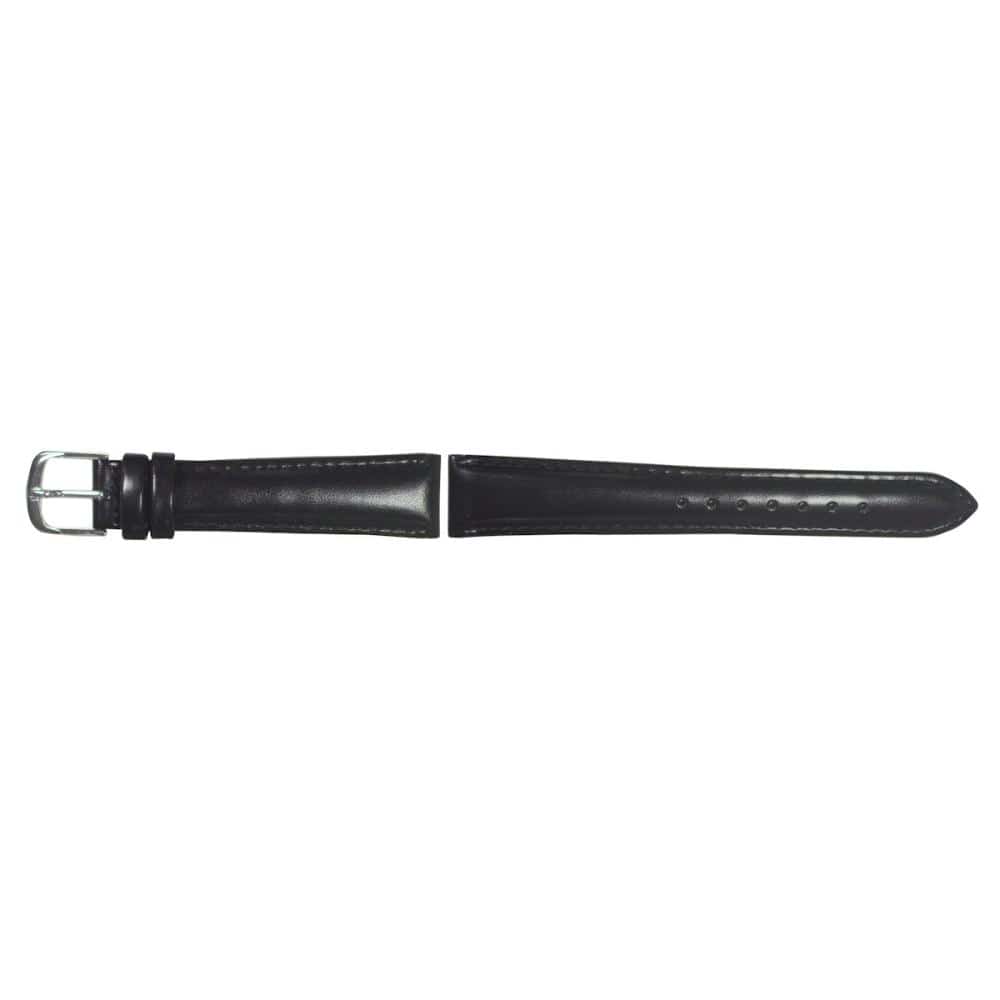 クレファー　腕時計用　皮バンド　牛革　スムース　黒　１８ｍｍ　Ｌ－９３　ＢＬＣＦ０６１