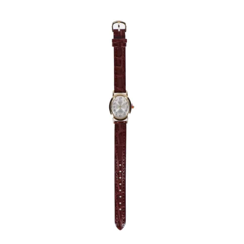 アリアス　アナログ腕時計　婦人用　革バンド　３気圧防水　ＳＳＷ－００５Ａ