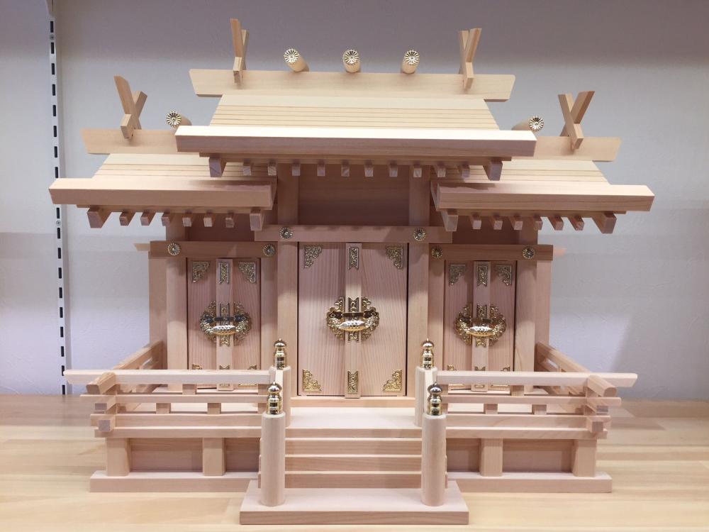 木曽桧 屋根違い三社 小