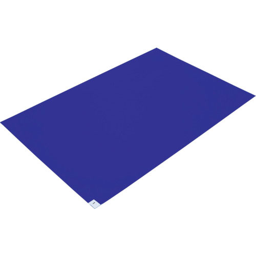 TRUSCO 粘着クリーンマット 600X450MM ブルー (20枚入)_