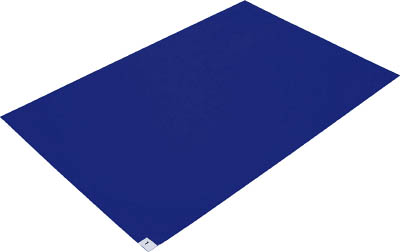 ＴＲＵＳＣＯ　粘着クリーンマット　６００Ｘ９００ＭＭ　ブルー　　（１０枚入）＿