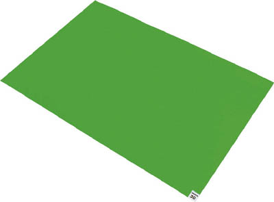ＴＲＵＳＣＯ　粘着クリーンマット　６００Ｘ９００ＭＭ　グリーン　　（１０枚入）＿