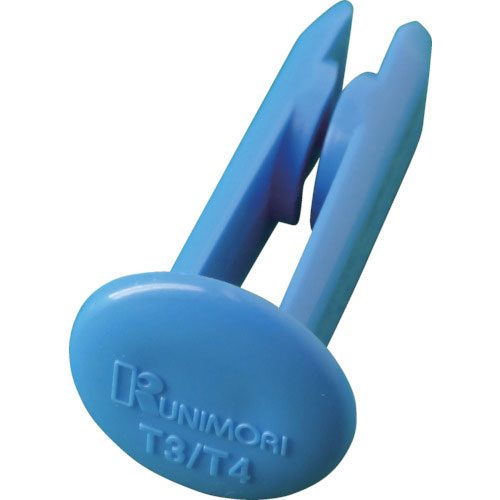 ＫＵＮＩＭＯＲＩ　ピンクリップ（３－４ｍｍ用）青　（１００個入）＿