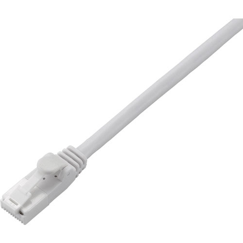 エレコム エレコムCat6対応ツメ折れ防止LANケーブル10mホワイト_