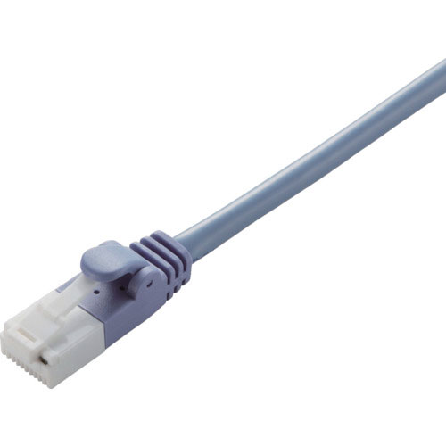 エレコム Cat5e対応ツメ折れ防止LANケーブル2mブルー_
