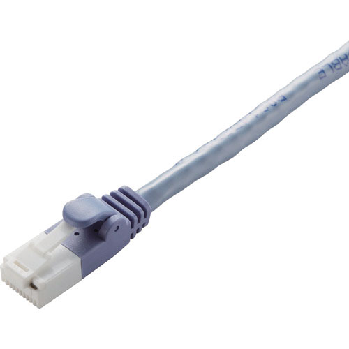 エレコム Cat6対応ツメ折れ防止LANケーブル10mブルー_
