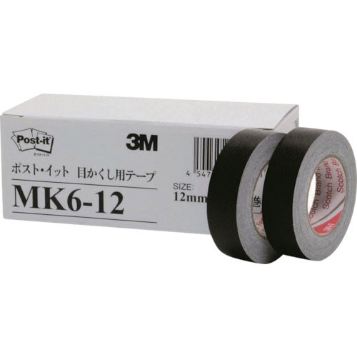 ３Ｍ　目かくし用テープ　１２ｍｍＸ１０ｍ　　（６巻入）＿