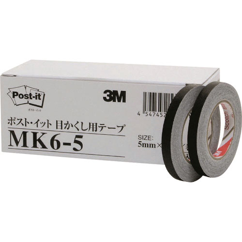 ３Ｍ　目かくし用テープ　５ｍｍＸ１０ｍ　　（６巻入）＿