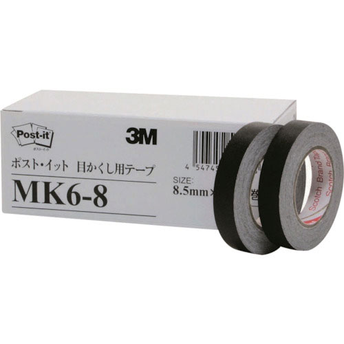３Ｍ　目かくし用テープ　８．５ｍｍＸ１０ｍ　　（６巻入）＿