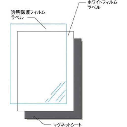 3M エーワン 屋外用マグネットセット(インクジェット)UVカット保護カバー付_