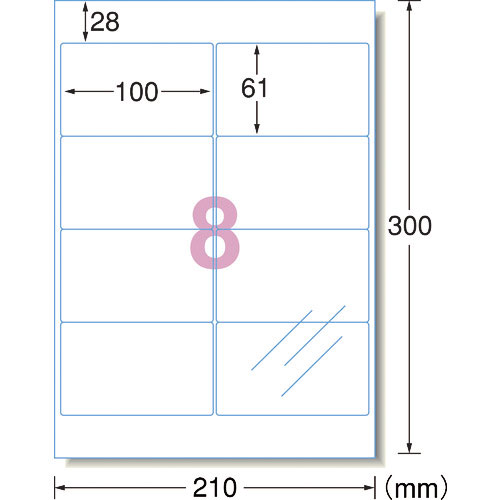 3M エーワン 透明保護フィルム 100×61mm (6枚入)_