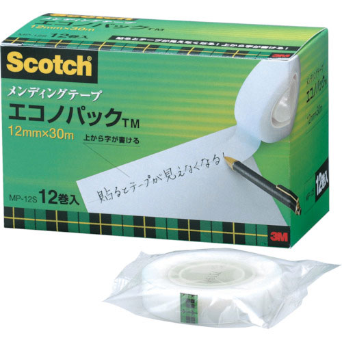 3M メンディングテープエコノパック 12mmX30m 巻芯径25mm 12巻入_