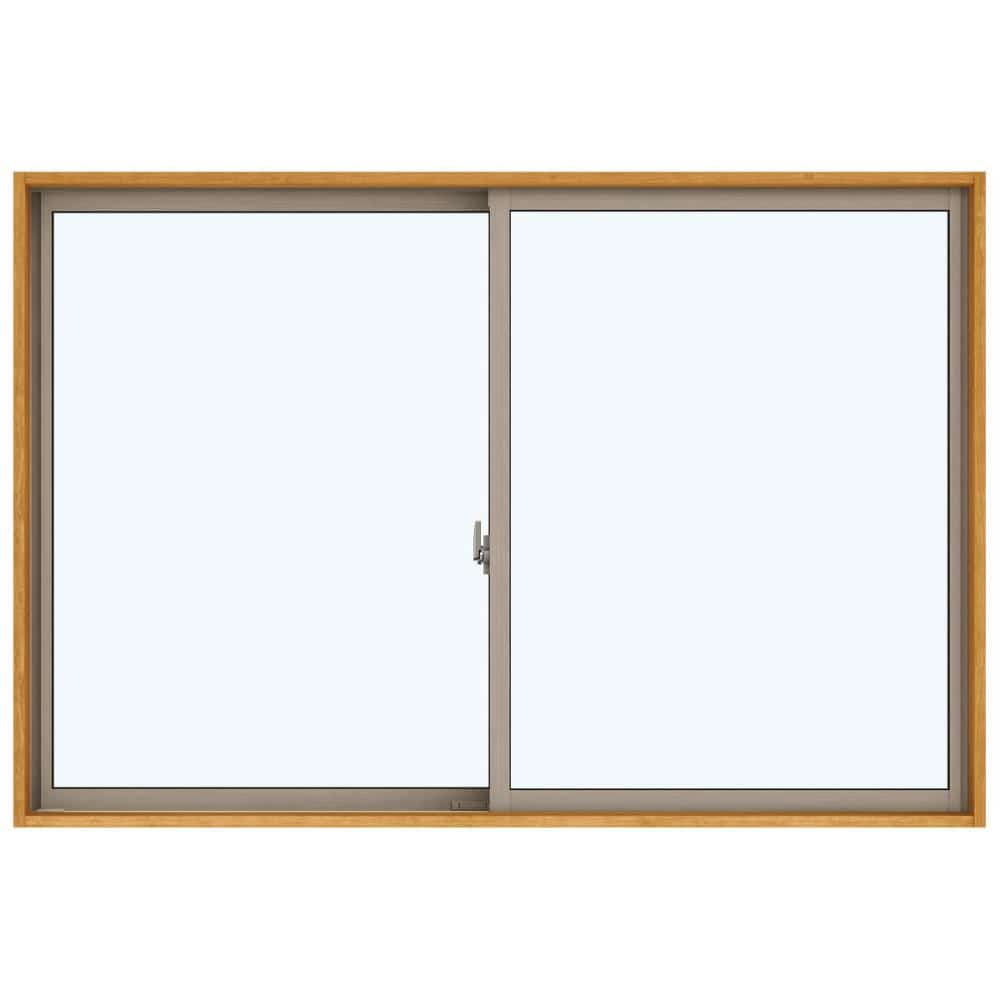 引違い窓　エピソードⅡ　ＮＥＯ　Ｗ1235×1170ｍｍ　ガラス：型　外色：プラチナステン　内色：プラチナステン